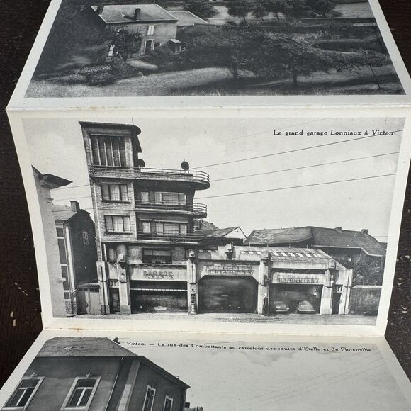 Virton Belgium 10 View Fold Out Tourist Postcards Bouvier Braffort St Mard Arlon - Picture 7 of 10